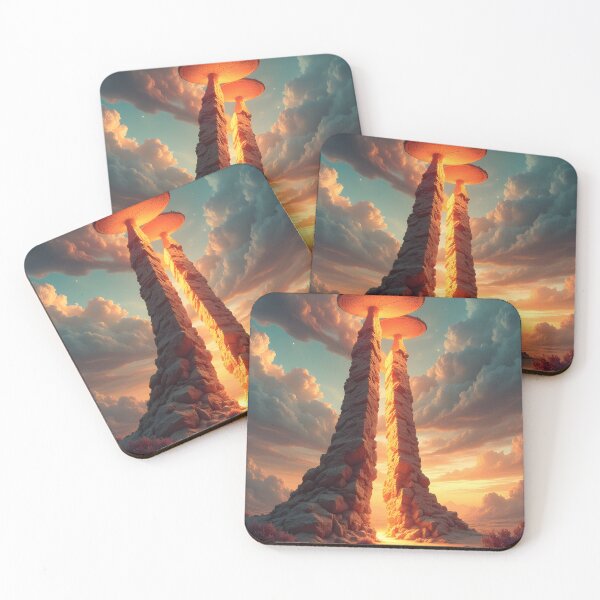 Item preview, Luminous Pillars of the Desert designed and sold by oanaunciuleanu.