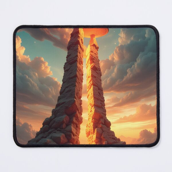 Item preview, Luminous Pillars of the Desert designed and sold by oanaunciuleanu.