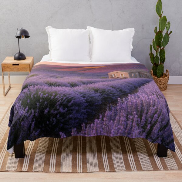 Item preview, Lifestyle Hub: Golden Sunset Over Lavender Fields designed and sold by M&M Lifestyle Hub.