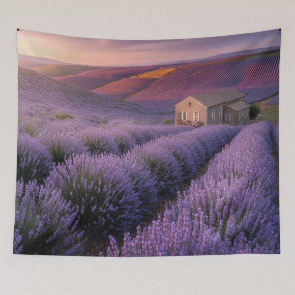 Item preview, Lifestyle Hub: Golden Sunset Over Lavender Fields designed and sold by M&M Lifestyle Hub.