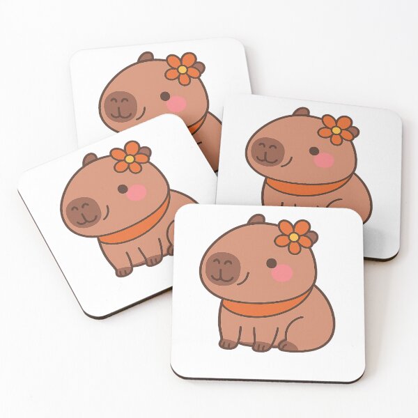 Item preview, Capybara Fleurie – Softness and Natural Charm designed and sold by Lolilas.