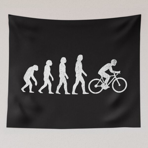 Item preview, Evolution of Cycling – From Ape to Rider designed and sold by PostersMode.
