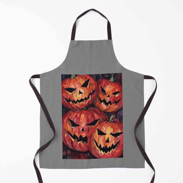 Item preview, Four Menacing Red Jack O' Lanterns Stare Angrily. designed and sold by Piotrek0001.