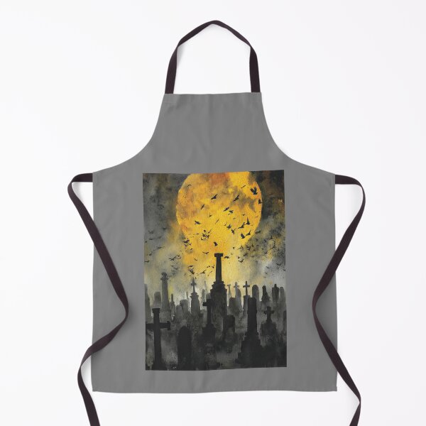 Item preview, An Old Graveyard Under a Giant, Ominous Moon. designed and sold by Piotrek0001.