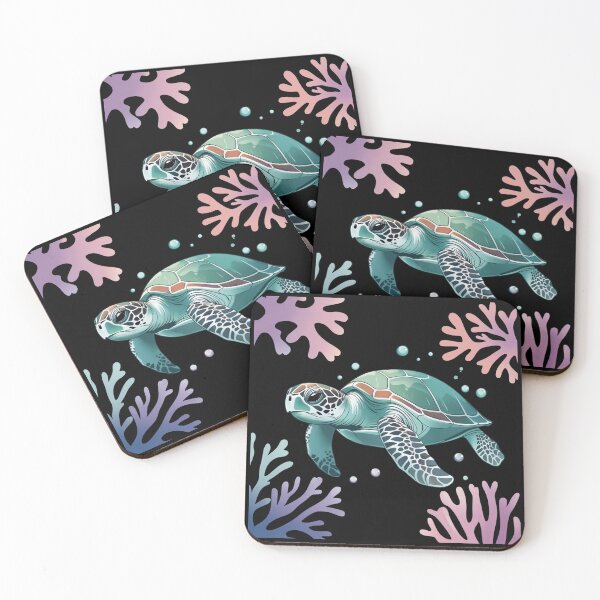 Item preview, Ocean Guardian – Turtle & Coral designed and sold by 0606PM.
