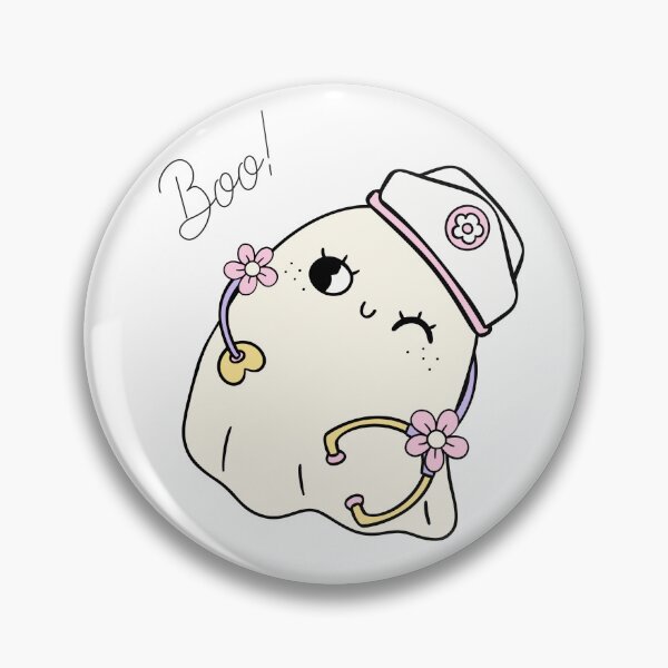 Item preview, Nurse Life Ghost Boo! Cute Halloween Design designed and sold by TheMysticNook.