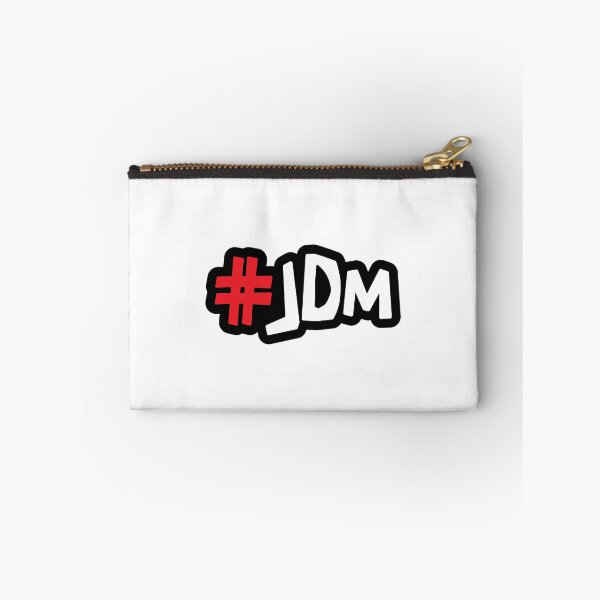Item preview, #JDM - Bold Red Japanese Car Culture Hashtag designed and sold by ApexFibers.