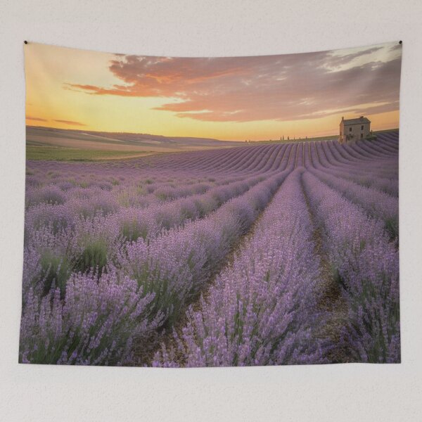 Item preview, Lifestyle Hub: Golden Sunset Over Lavender Fields designed and sold by M&M Lifestyle Hub.