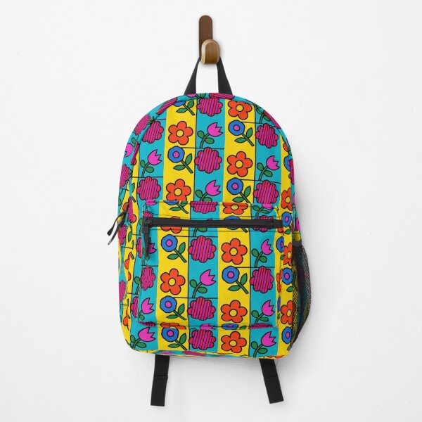 Item preview, Vibrant Minimalist Flower Grid Design with Playful Colors Pattern designed and sold by cmjune93.