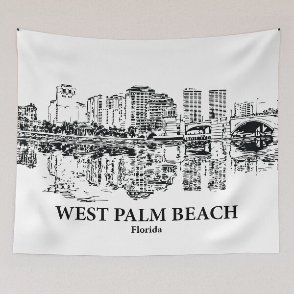 Item preview, West Palm Beach - Florida designed and sold by Lakeric Cityscapes.