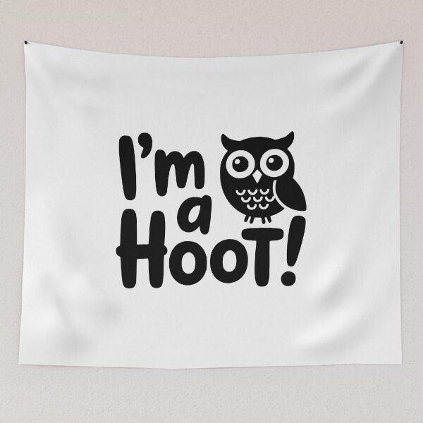Item preview, I'm A Hoot! Cute Owl Pun designed and sold by PMCreative.