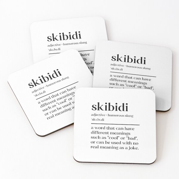 Item preview, Skibidi Meme Funny Trendy Word Design | Viral Slang Aesthetic Sticker, Shirt & Gift designed and sold by Rodney's Marketplace.