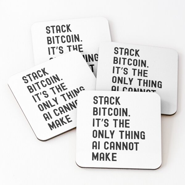 Item preview, Bitcoin Quote - Stack Bitcoin. It's The Only Thing AI Cannot Generate designed and sold by AImazeD.