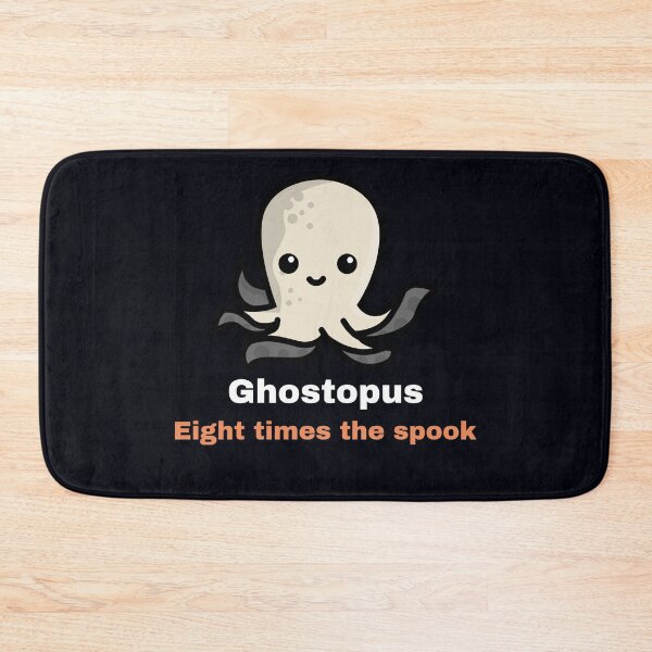 Item preview, Ghostopus – Eight Times the Spook | Cute Octopus Halloween Design-Transparent background designed and sold by Novel Works Studio.