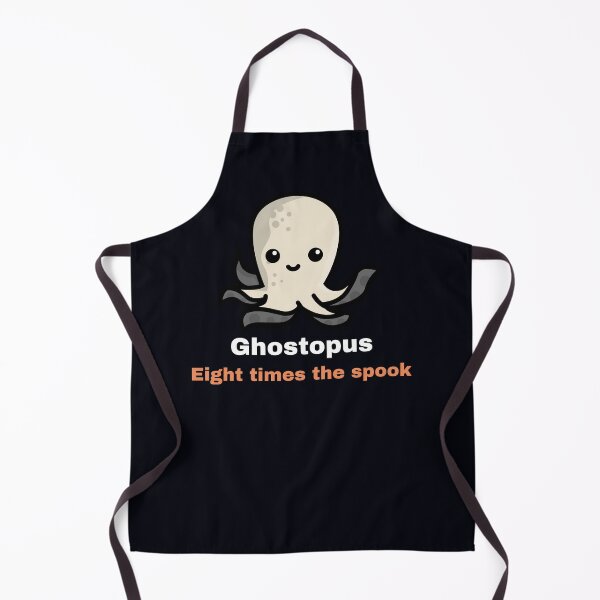 Item preview, Ghostopus – Eight Times the Spook | Cute Octopus Halloween Design-Transparent background designed and sold by Novel Works Studio.