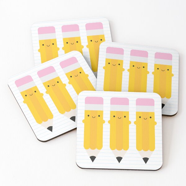 Item preview, Happy Kawaii Pencils designed and sold by marcelinesmith.
