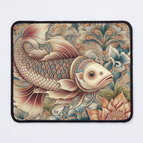 Item preview, Colorful Fish: Embodying Thai Flower Patterns designed and sold by Vanich-Panich.