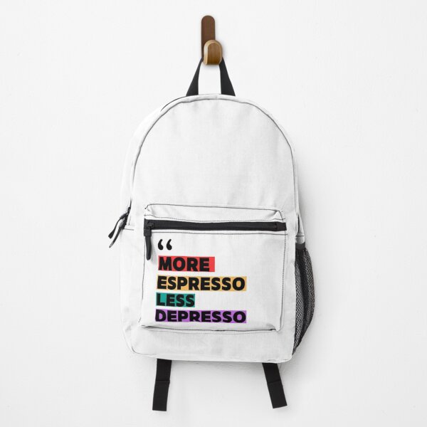 Item preview, More Espresso Less Depresso – Funny Coffee Quote designed and sold by tvickne.