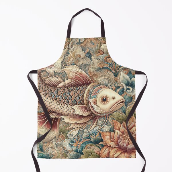 Item preview, Colorful Fish: Embodying Thai Flower Patterns designed and sold by Vanich-Panich.