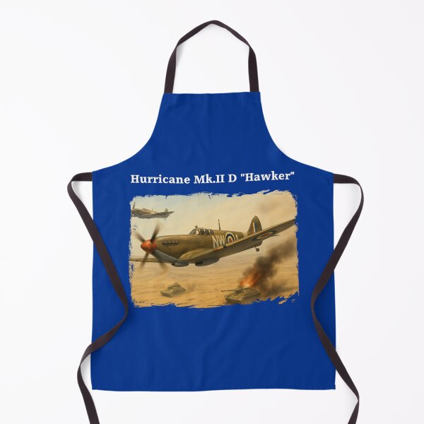 Artikelvorschau, WW2 Britisches Flugzeug Hawker Hurricane MkIID Kampfflugzeug WWII Flugzeug Luftfahrt entworfen und verkauft von Blok45.