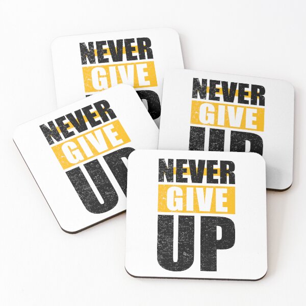Item preview, Never Give UP designed and sold by Optimus2Shop.