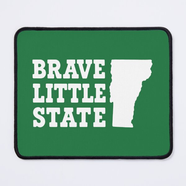 Item preview, Brave Little State Vermont – Bold White Text & State Shape Graphic designed and sold by ArtSpireWorks.