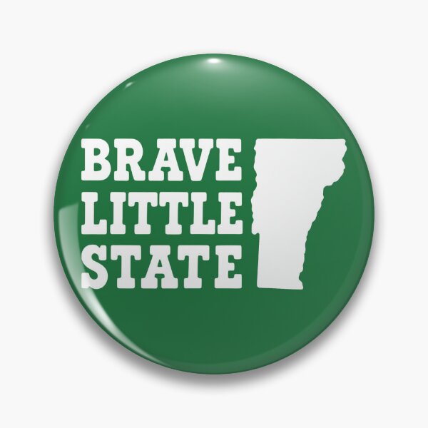 Item preview, Brave Little State Vermont – Bold White Text & State Shape Graphic designed and sold by ArtSpireWorks.