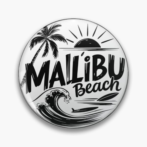 Item preview, Minimal Malibu Beach Design by PamLeeDesign designed and sold by PamLeeDesign.