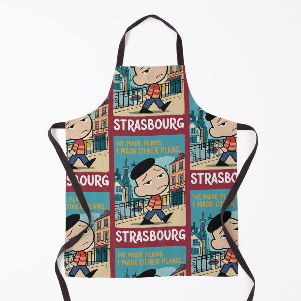 Item preview, Strasbourg , France Travel Poster | French Character designed and sold by LeQuirks.