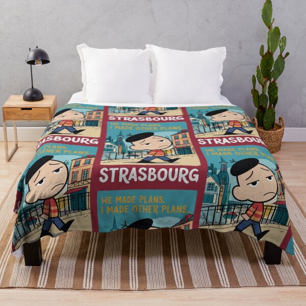 Item preview, Strasbourg , France Travel Poster | French Character  designed and sold by LeQuirks.