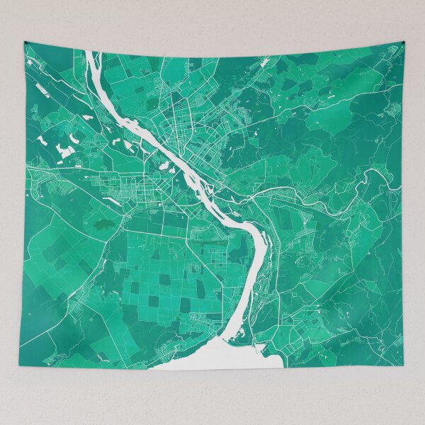 Item preview, Novosibirsk City Map of Russia - Watercolor designed and sold by deMAP.