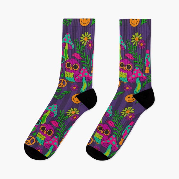 Item preview, Psychedelic Owls in the Mushroom Jungle designed and sold by Studio Pico.