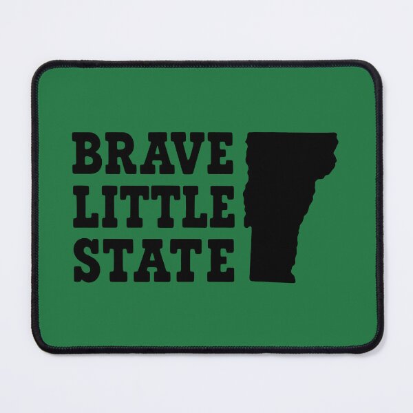 Item preview, Brave Little State Vermont – Bold Black Text & State Shape Graphic designed and sold by ArtSpireWorks.