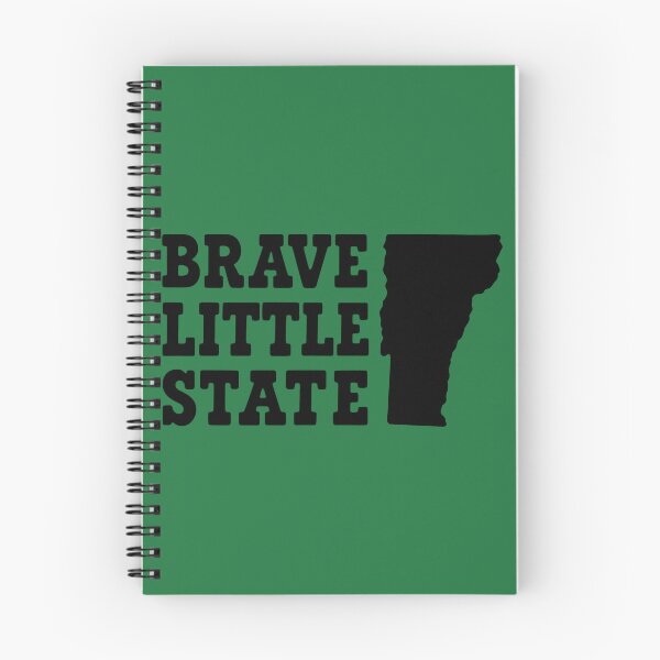 Item preview, Brave Little State Vermont – Bold Black Text & State Shape Graphic designed and sold by ArtSpireWorks.