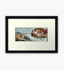 creation of adam Framed Print