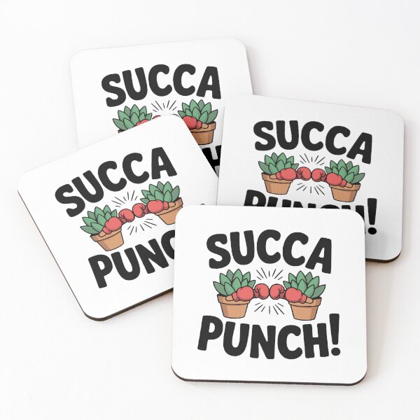 Item preview, Succa Punch! Cute Succulent Pun designed and sold by PMCreative.