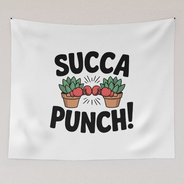 Item preview, Succa Punch! Cute Succulent Pun designed and sold by PMCreative.