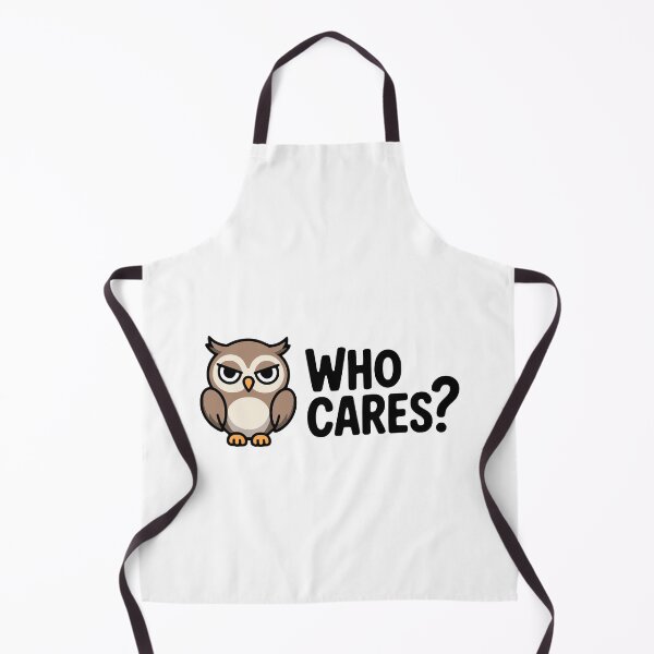 Item preview, Who Cares! Funny Owl Pun designed and sold by PMCreative.