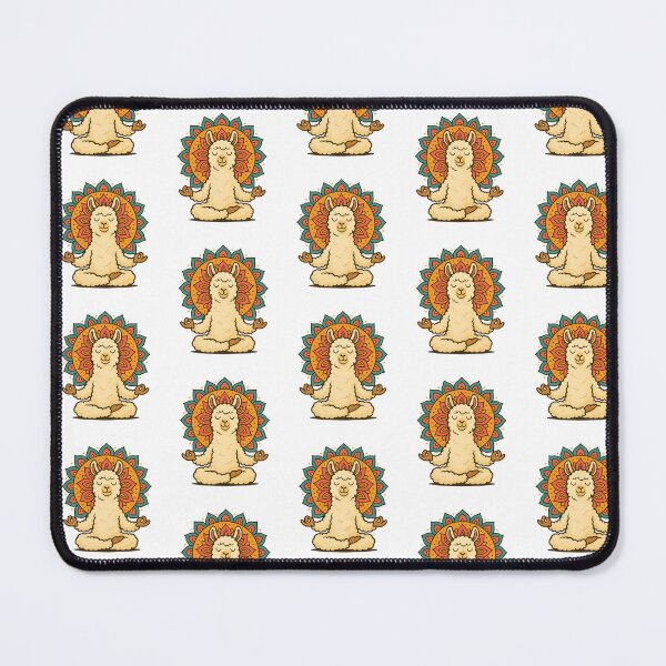 Item preview, Yoga Llama – Cute Meditating Llama with Mandala Glow designed and sold by OnPointOutfits.