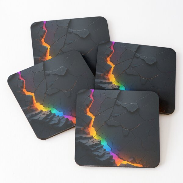 Item preview, Rainbow Fracture designed and sold by Kaleidoscope Print.
