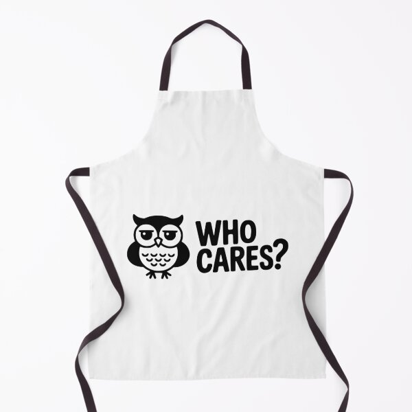 Item preview, Who Cares! Funny Owl Pun designed and sold by PMCreative.
