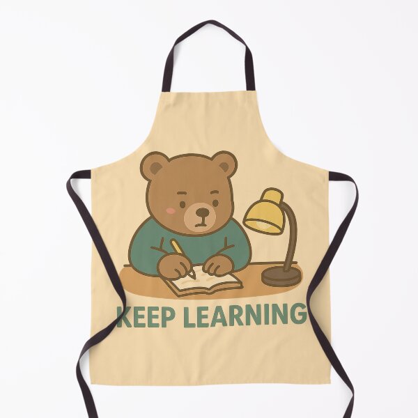 Item preview, Chunky Bear – Keep Learning ? | Cute Study Bear designed and sold by Chunky Bear.