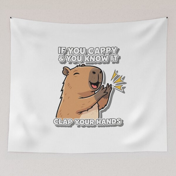 Item preview,  Capybara, cute, happy, Funnyfits70, retro, vintage, meme, funny, humor designed and sold by FunnyFits70.