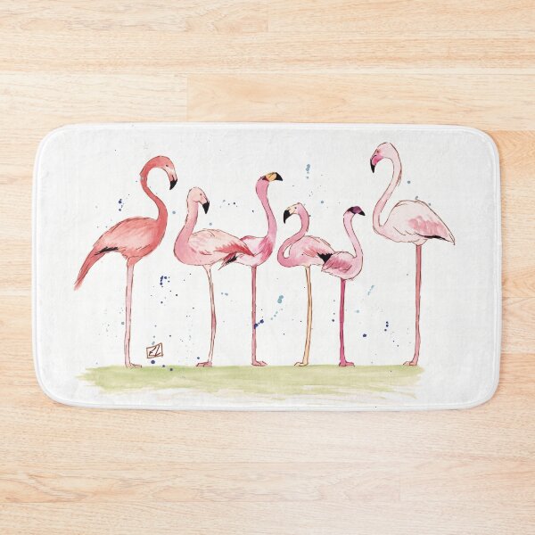 Item preview, Flamingos around the World designed and sold by GhostoftheSea.