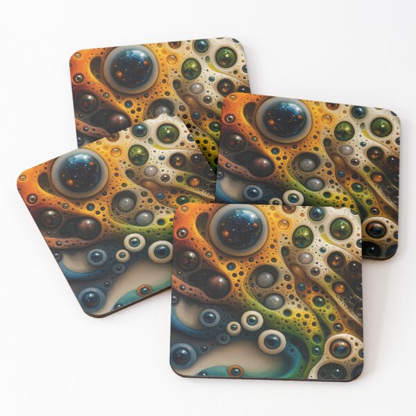 Item preview, Cosmic Bubble Flow designed and sold by Kaleidoscope Print.