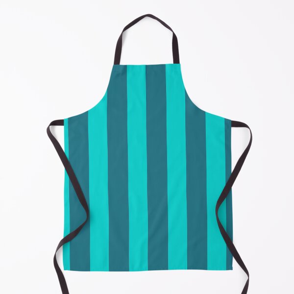 Item preview, Turquoise and Teal Sea Tropical Wide Vertical Stripes designed and sold by Feeling Artsy.