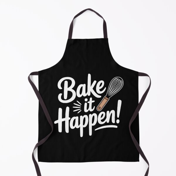 Item preview, Bake it Happen! Funny Baking Pun designed and sold by PMCreative.