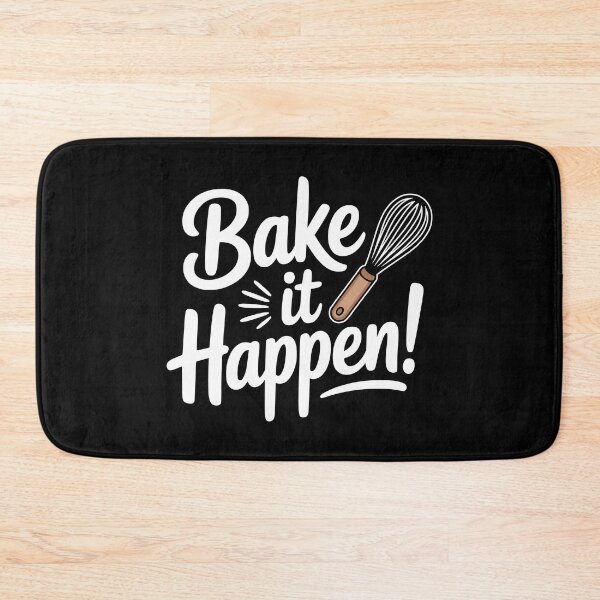 Item preview, Bake it Happen! Funny Baking Pun designed and sold by PMCreative.