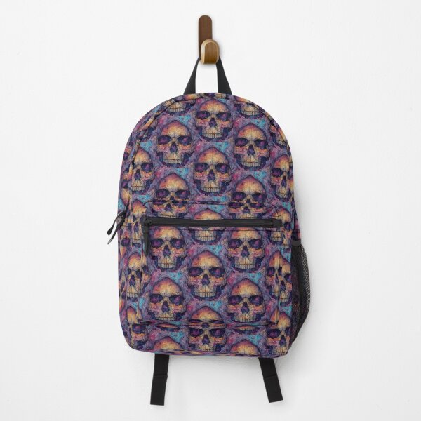 Item preview, Cosmic Galaxy Skull with Nebula Eyes in Watercolor. designed and sold by Piotrek0001.