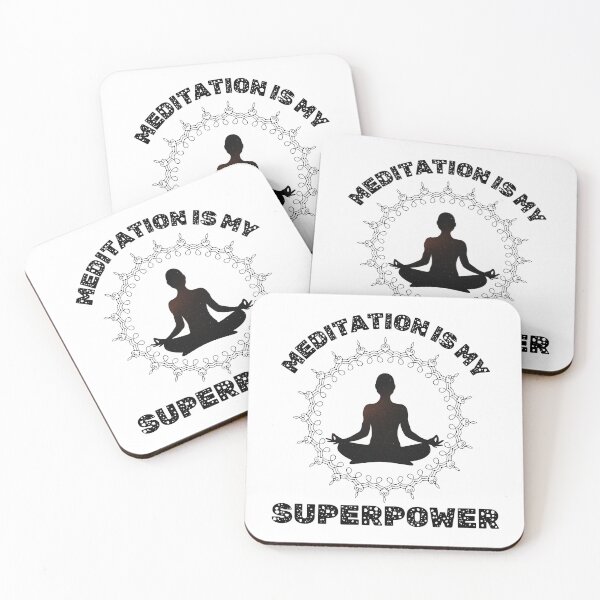 Item preview, Spiritual Meditation Mandala Quote | Cosmic Yoga Pose Design designed and sold by Dream Vibe.